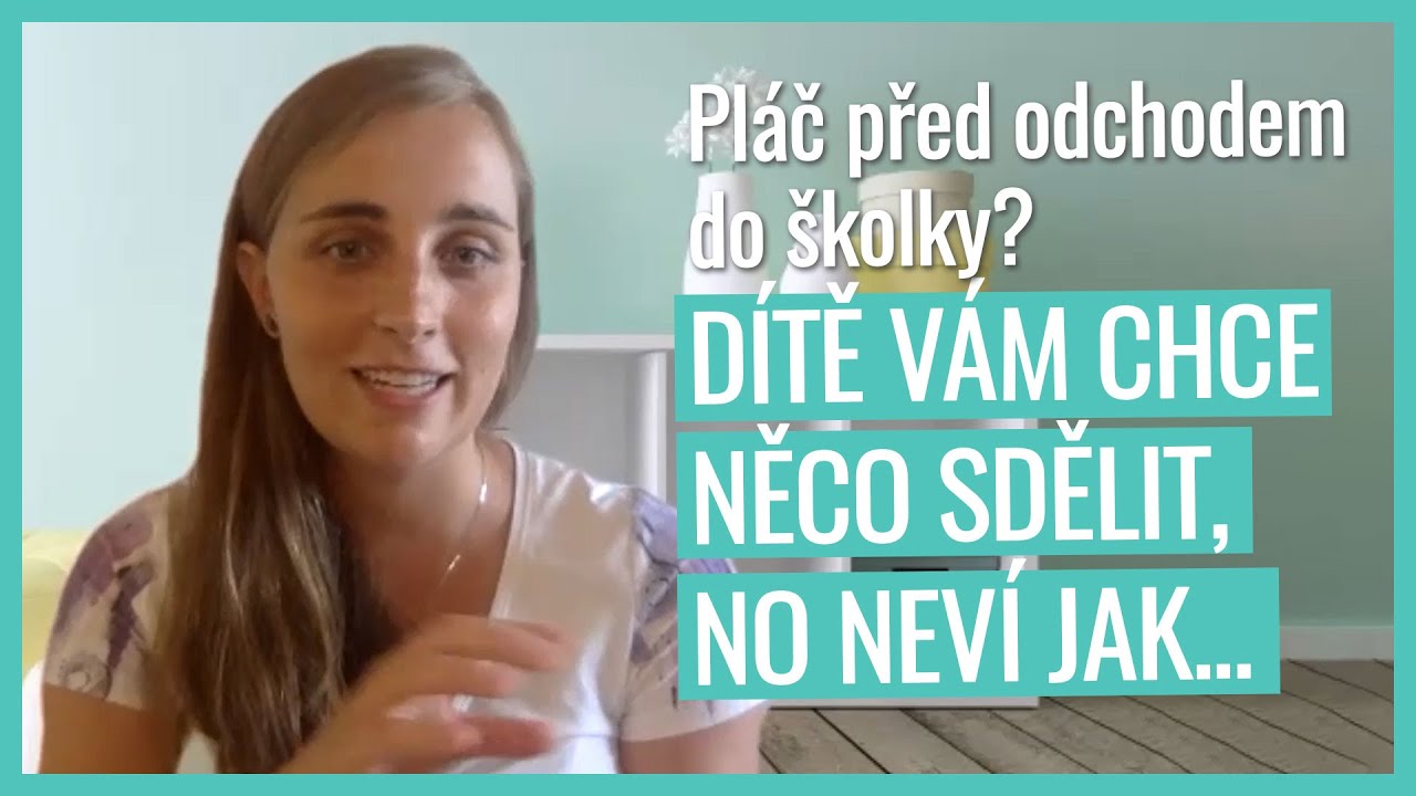 Problémy se školkou: Odbornice radí, jak je zvládnout |#skolka