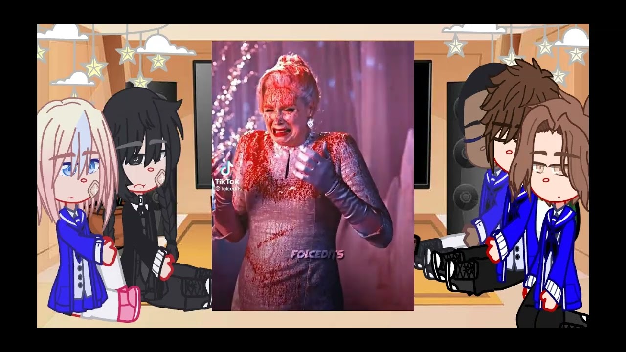 Wednesday reacciona a su futuro// Gacha club// Wenclair//