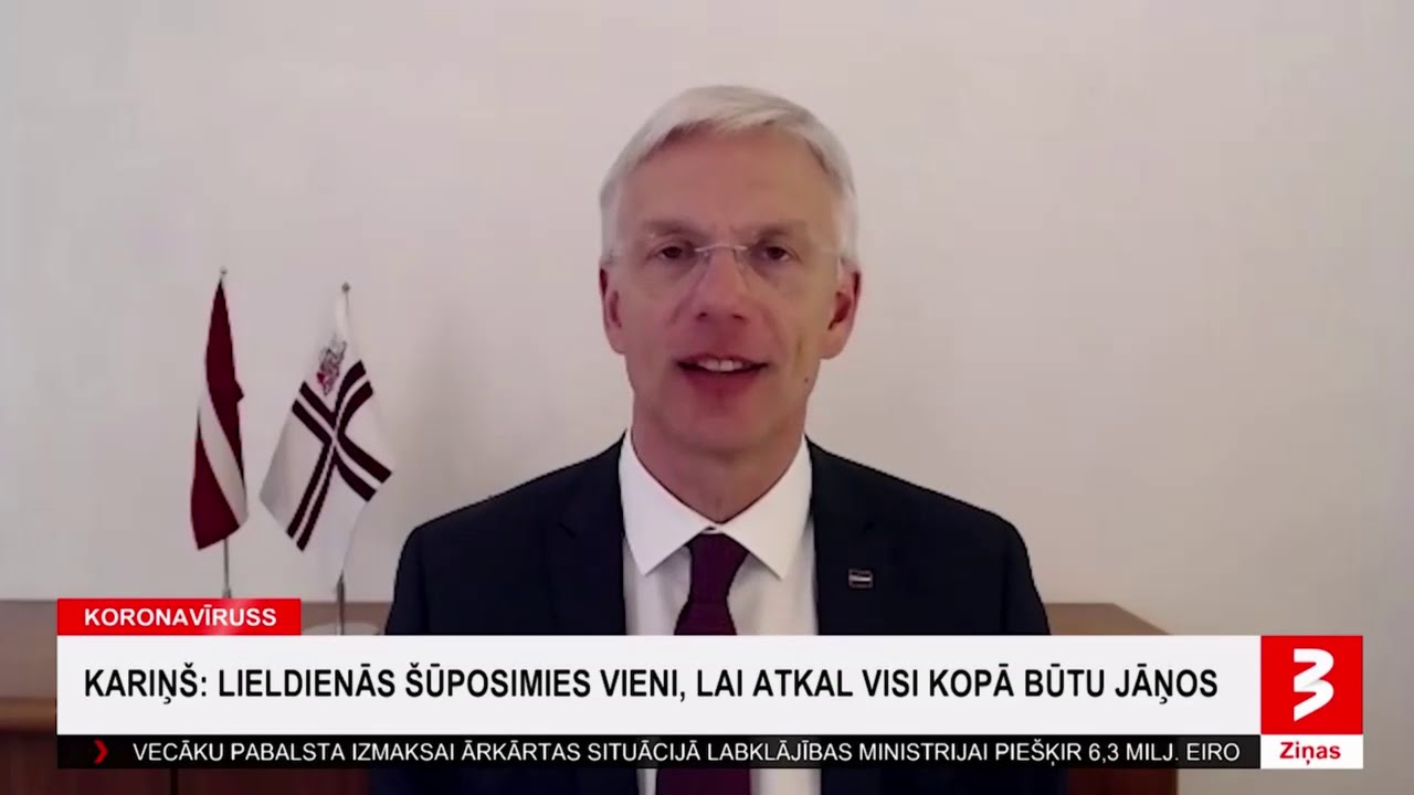 Kri&scaron;jānis Kariņ&scaron;  - 2020 gads - Pandēmijas Lieldienas