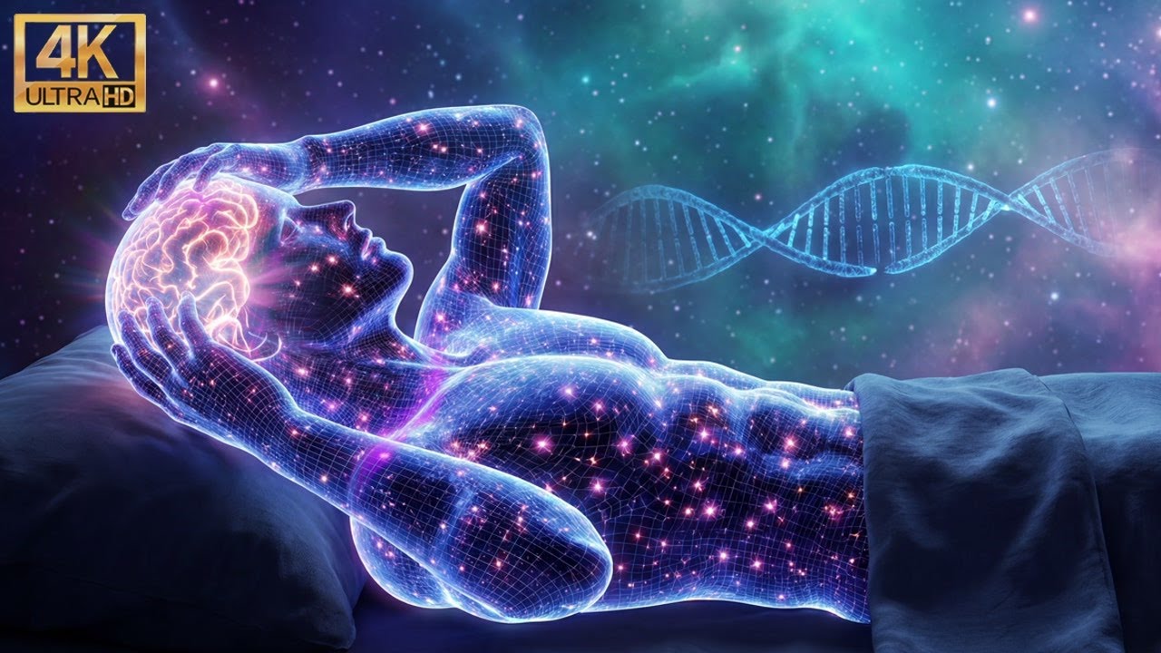 528Hz + 741Hz | Deep Sleep Music for Healing Frequency, Melatonin Release Increase Deep Sleep 