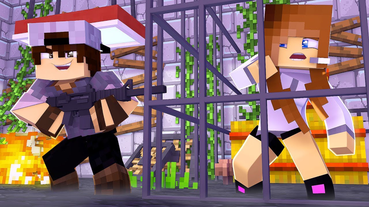 Minecraft: HARDCORE ILHA (2/3) - QUASE MORRI PRESA | BIBI |