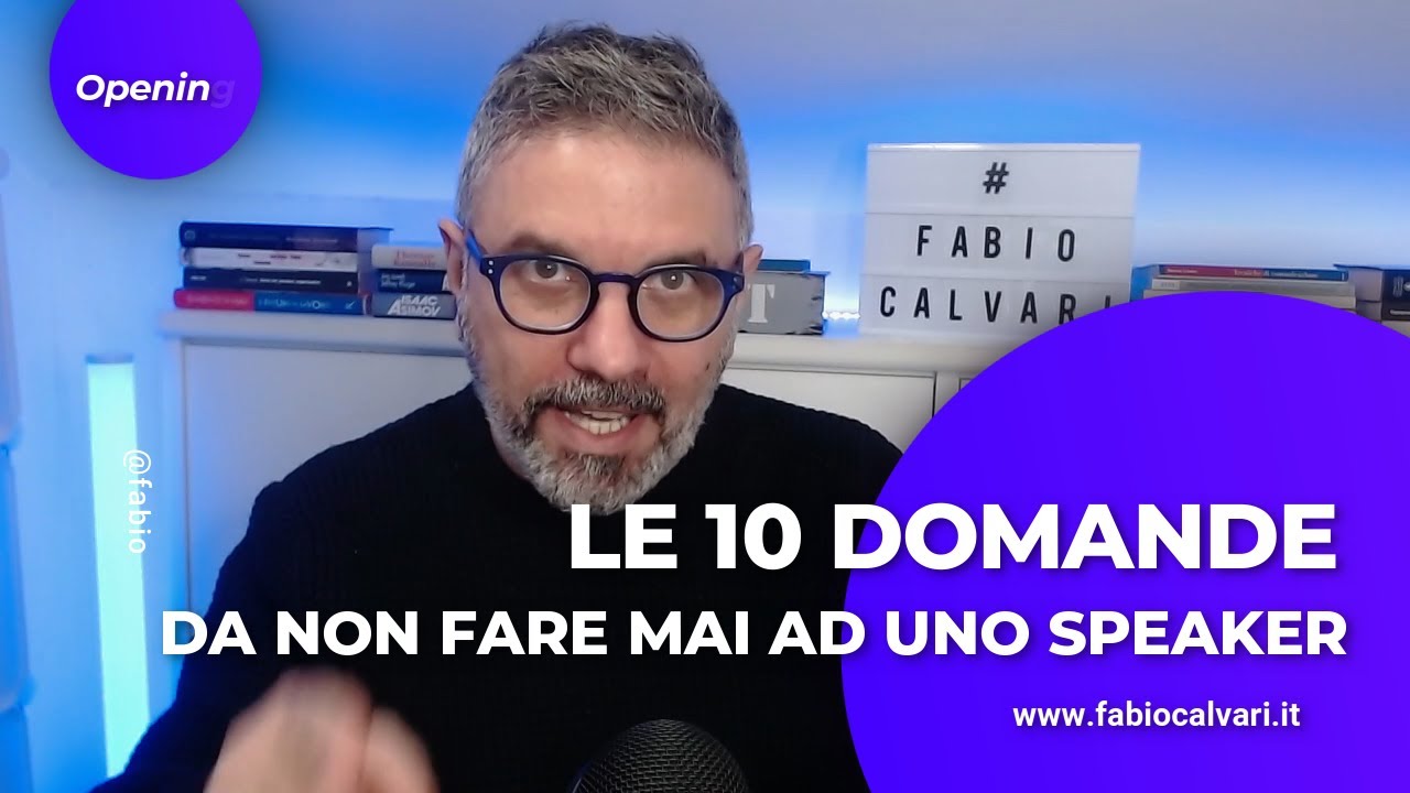 LE 10 DOMANDE DA NON FARE MAI AD UNO SPEAKER RADIOFONICO
