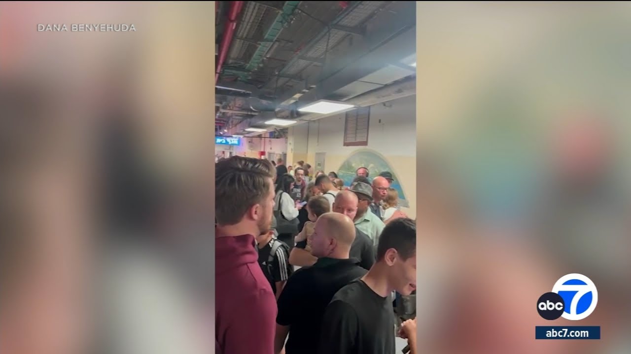 Shaken passengers land in LA after sheltering in place at Israel airport