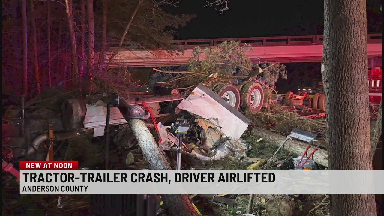 Crashes involving tractor-trailers shut down portions of I-85 near SC/GA state line