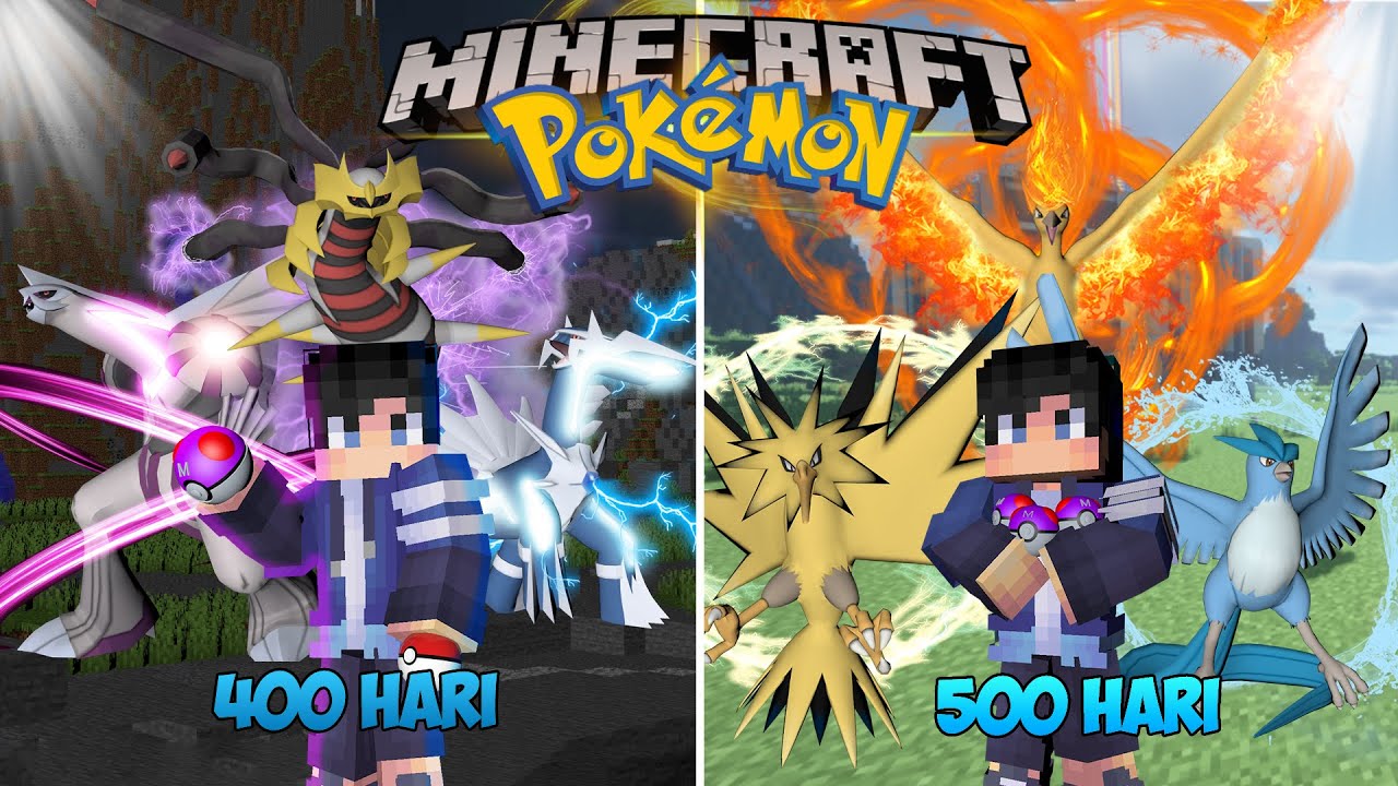 500 Hari di minecraft tapi Pixelmon