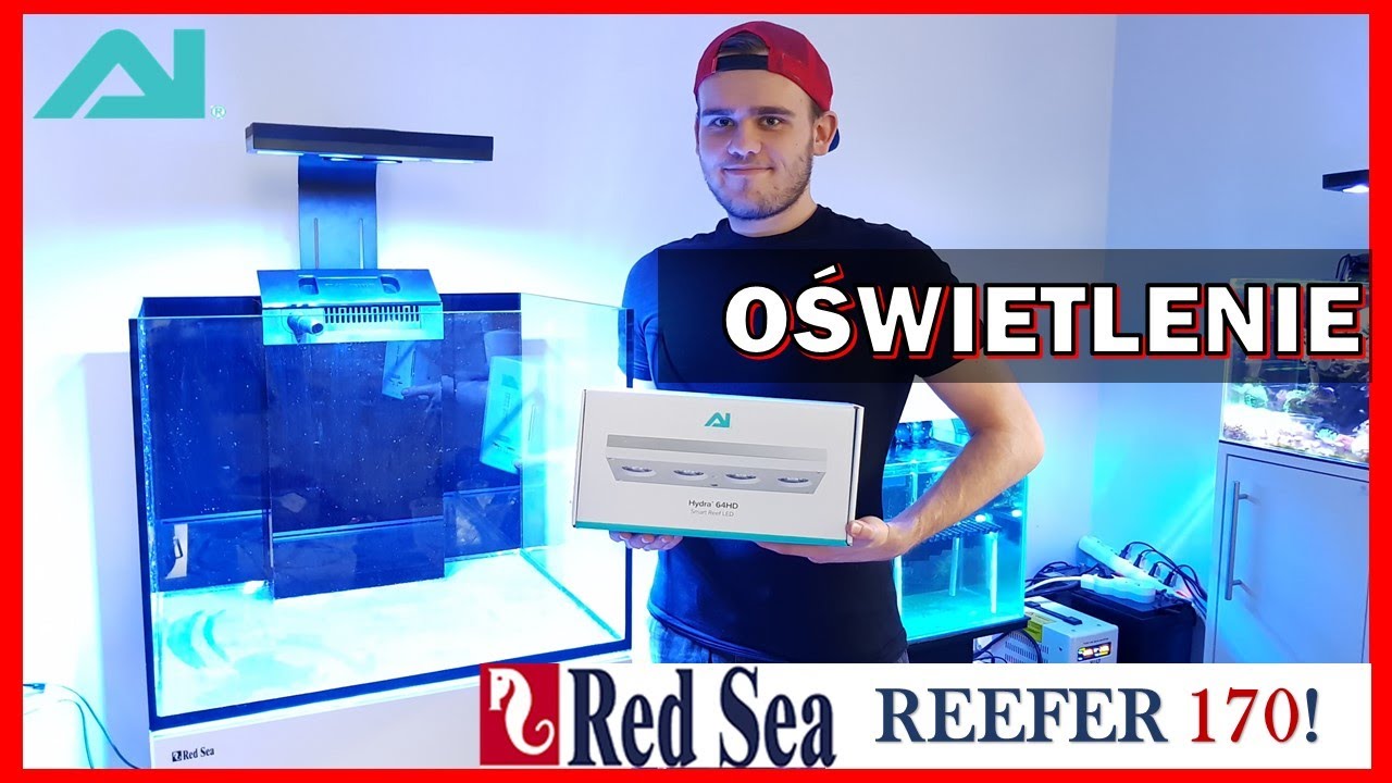 [Reefer170] Red Sea Reefer 170 - Oświetlenie Hydra 64 HD 🛠🤨 PROJEKT 👉Akwarium morskie krok po kroku🔥