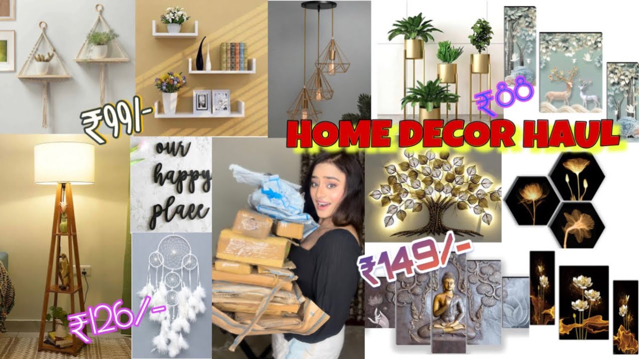 Cheapest Flipkart Home Decor Haul 💎|| Honest Review✅ || Omg 🤩Decor Item Starts ₹ 99/- only😳