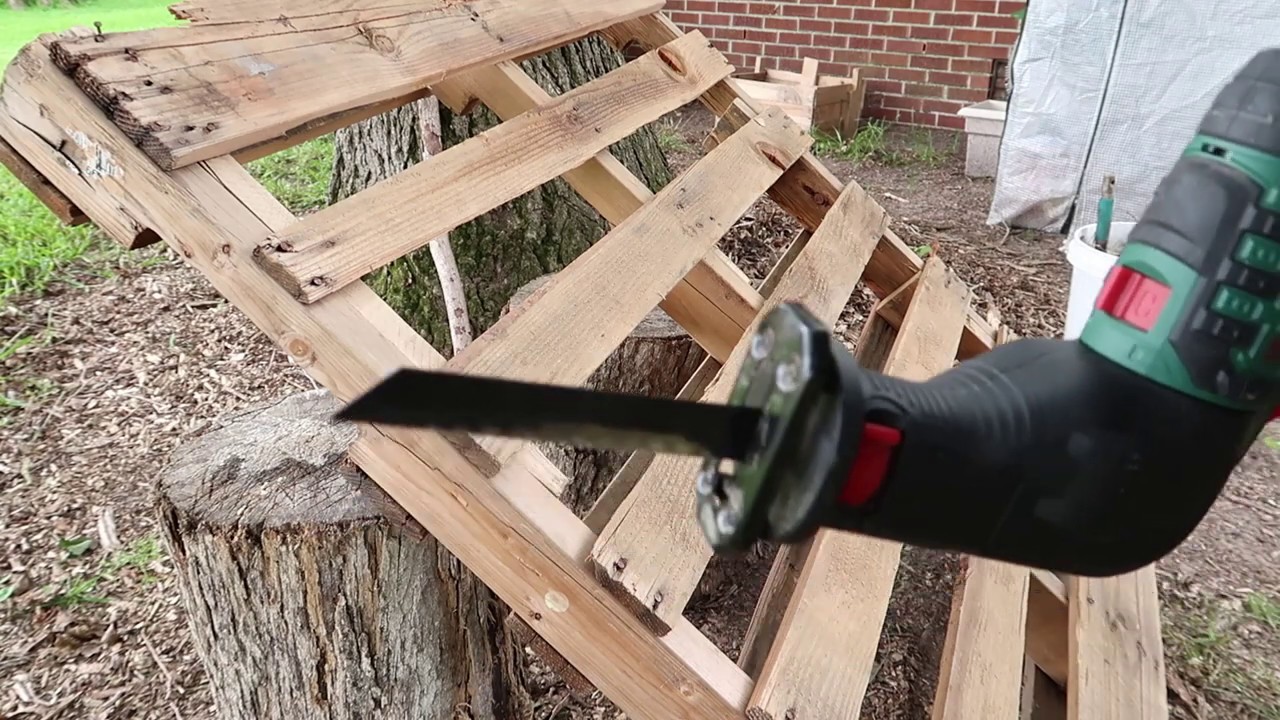How To Make A Raised Bed With Pallets