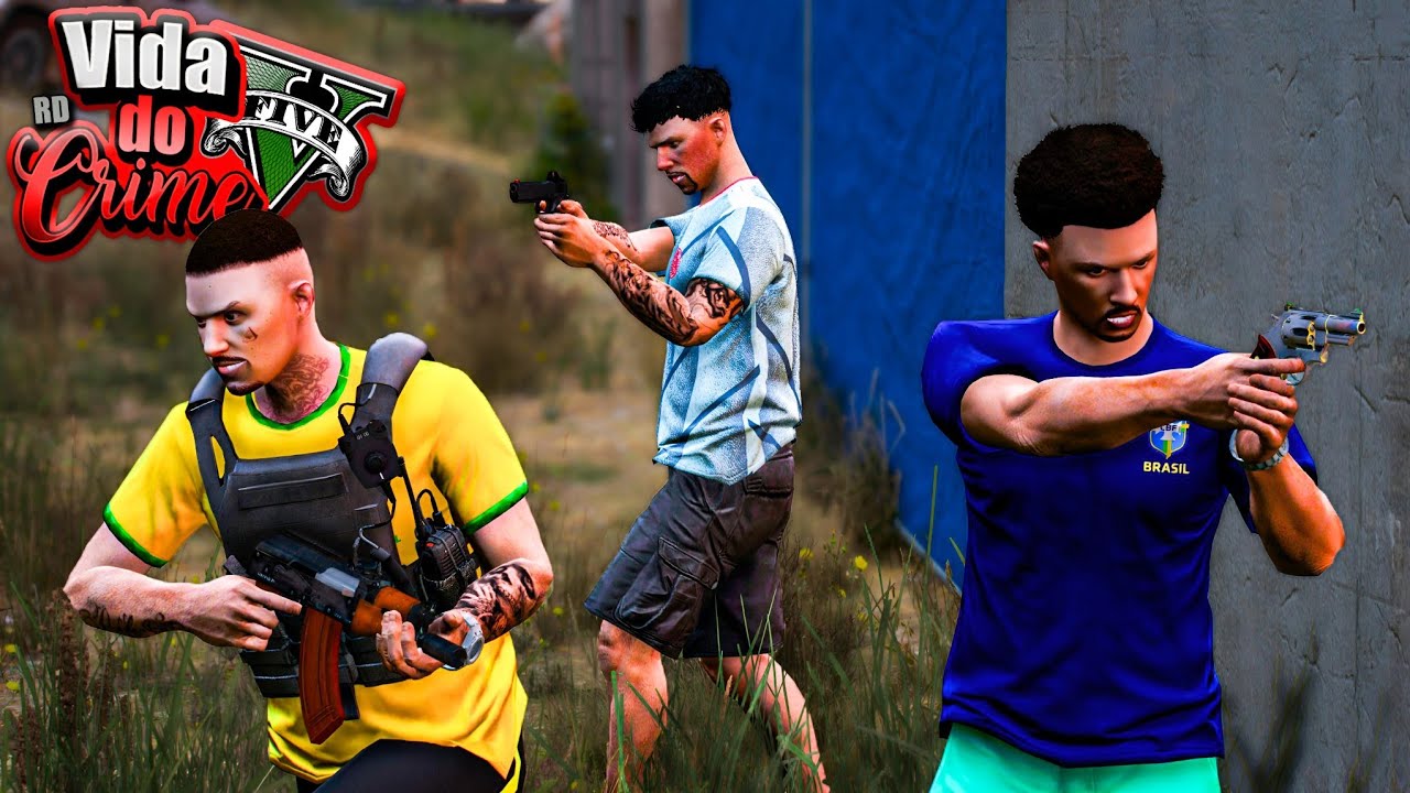 GTA V : VIDA DO CRIME - O CONTRA-ATAQUE, INVADIRAM A FAVELA DA ÁGUA! - EP.14