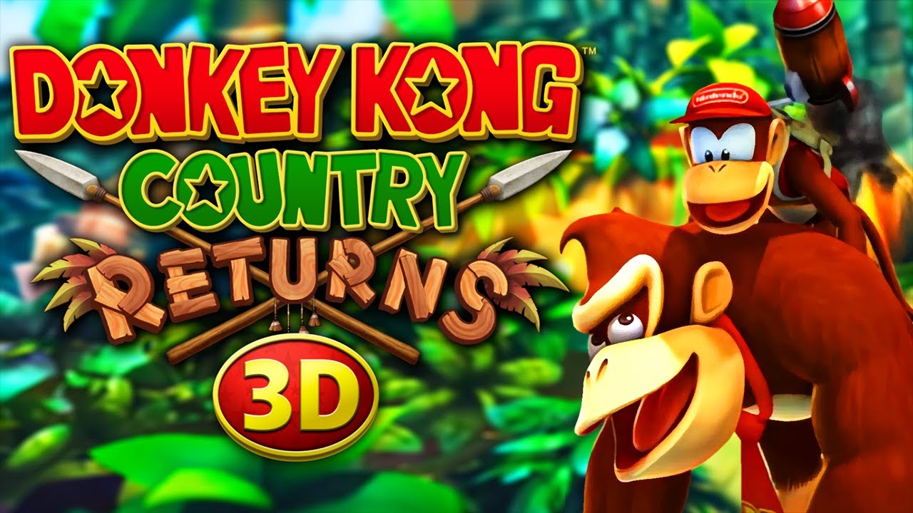 Donkey Kong Country Returns 3D - Full Game - No Damage 100% Walkthrough