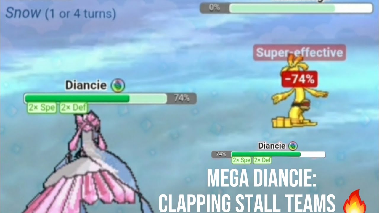 MEGA DIANCIE ANNIHILATING STALL 🔥 | Pokèmon Showdown sweep
