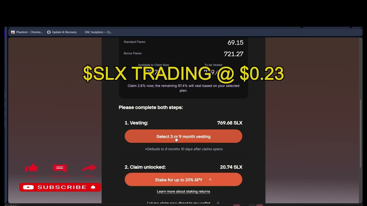 AIRDROP SOLSTICE | КЛЕЙМ $SLX | ТОРГИ НА BINANCE ALPHA И TITAN EXCHANGE #airdrop #solana #crypto