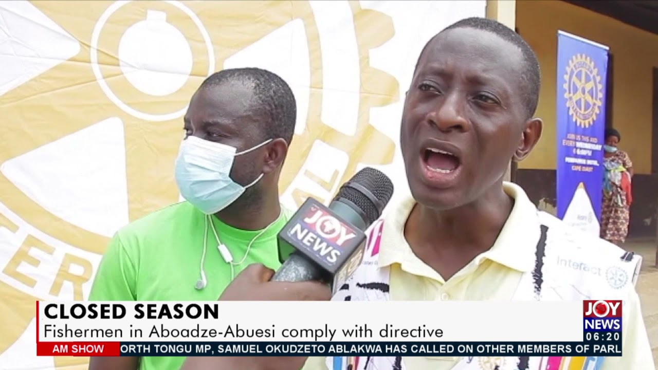 Closed Season: Fishermen in Aboadze-Abuesi comply with directive - AM News on Joy News (12-7-21)