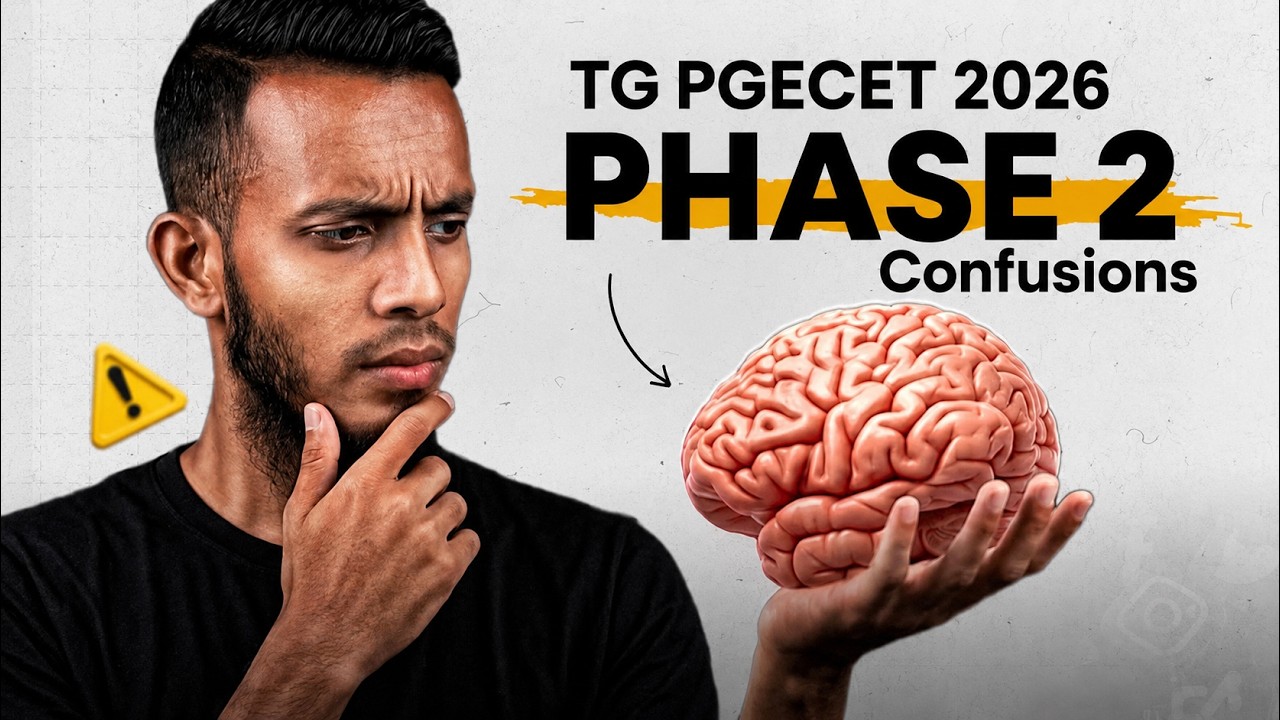 TG PGECET Phase 2 2026 🔥 | When Will It Start? Eligibility, Important Rules & Complete Guide