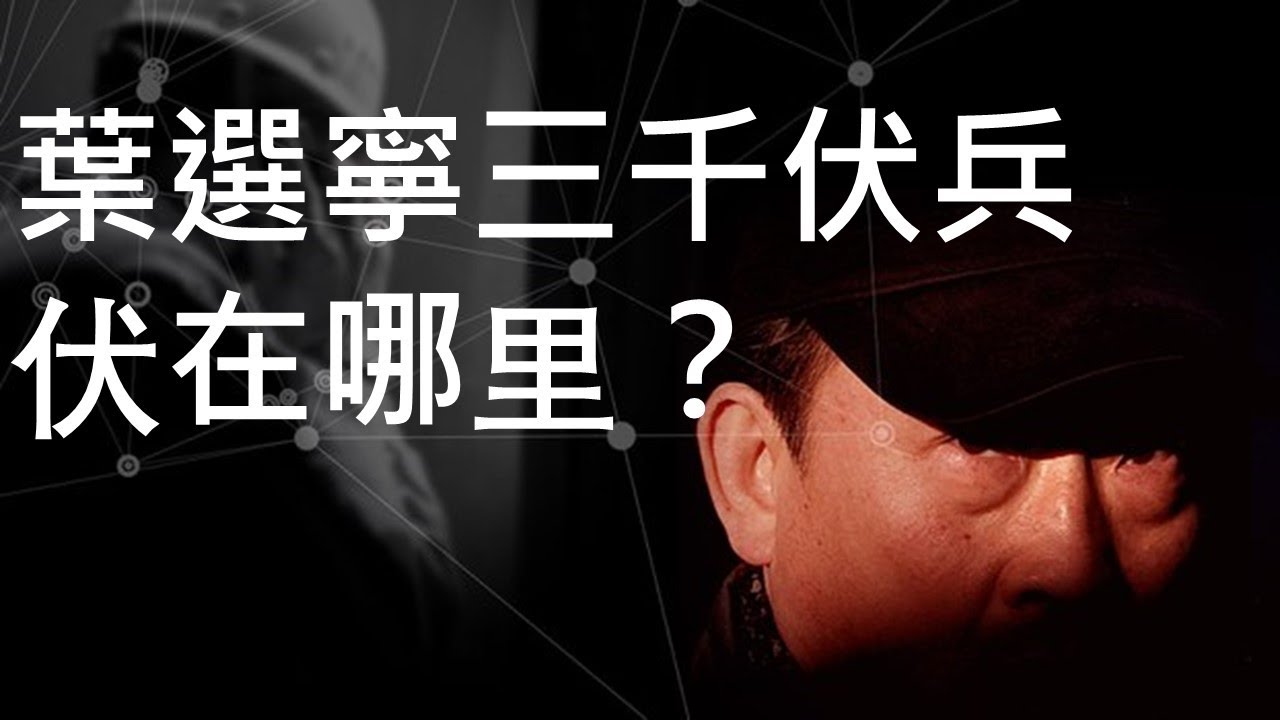 向心真名應是葉向心！葉選寧三千伏兵伏在哪里？紅三代極少從政，有何玄機？葉家率先棄船，老謀深算！（一平快評48，2019/12/04）
