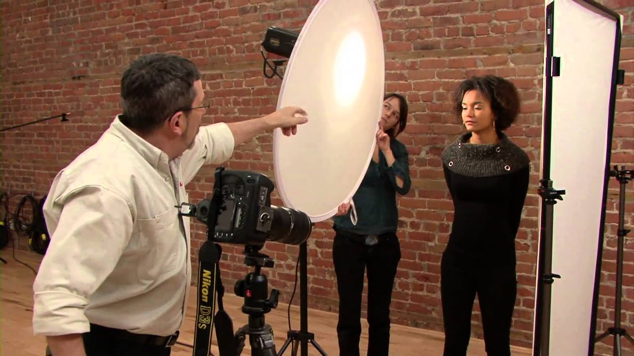 Le portrait en studio - l'utilisation d'un flash de studio