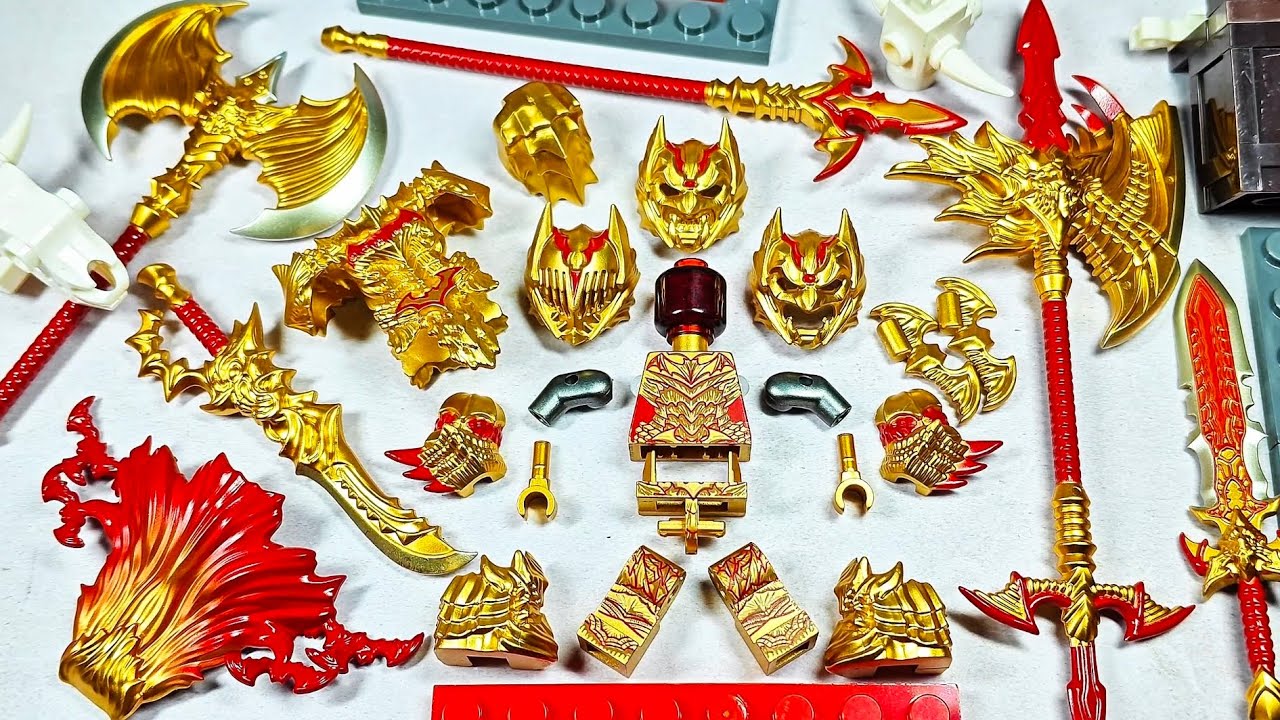 LEGO Batman Berserk Golden Dark Knight ⚔️🔥 Insane Custom Minifigure Review
