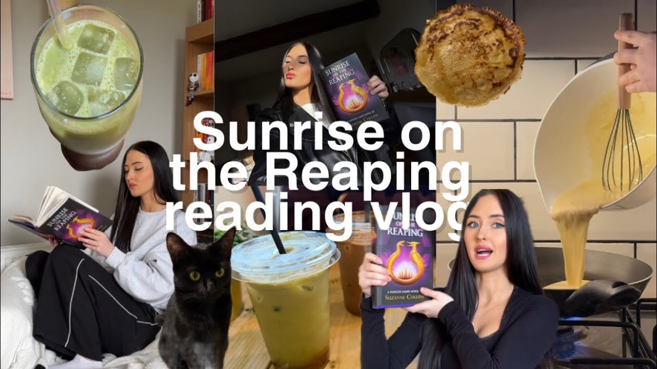 Sunrise on the Reaping reading vlog 