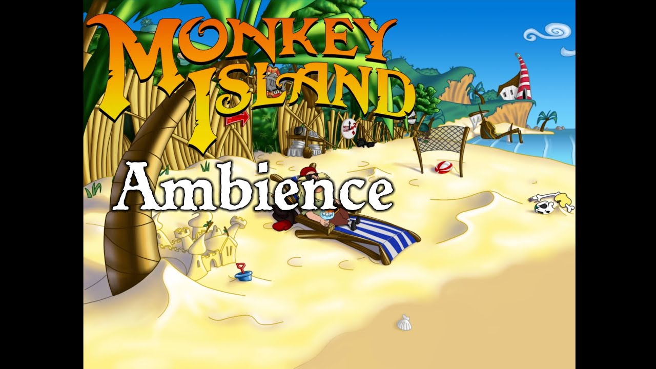 Monkey Island - Afternoon at the Brimstone Beach Club - Ambience (1hr)