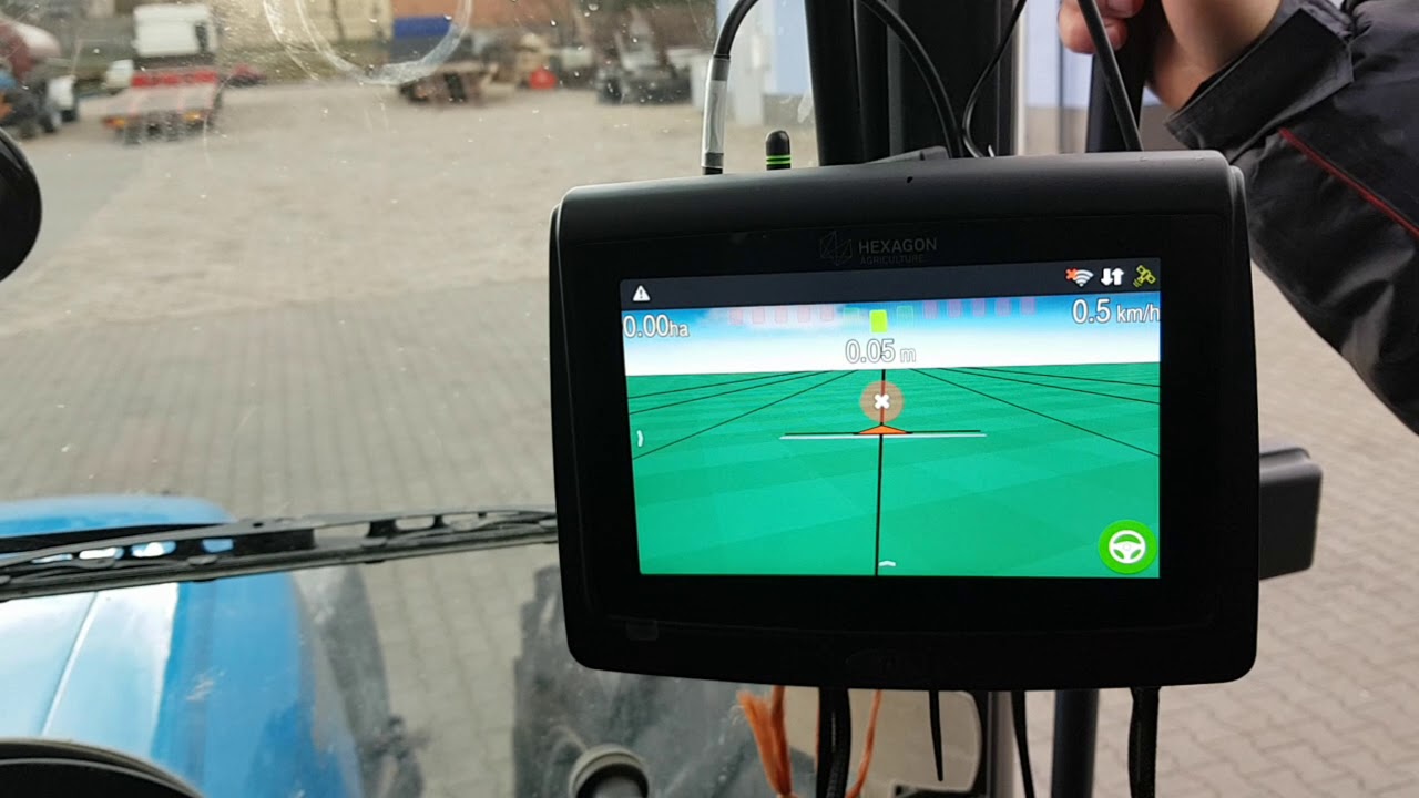 Test - Nawigacja Hexagon Agriculture Ti7 RTK 2cm ! Predkośc 300m/h !