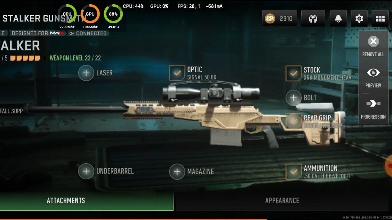 all view Optic | Scope Sniper WARZONE Mobile