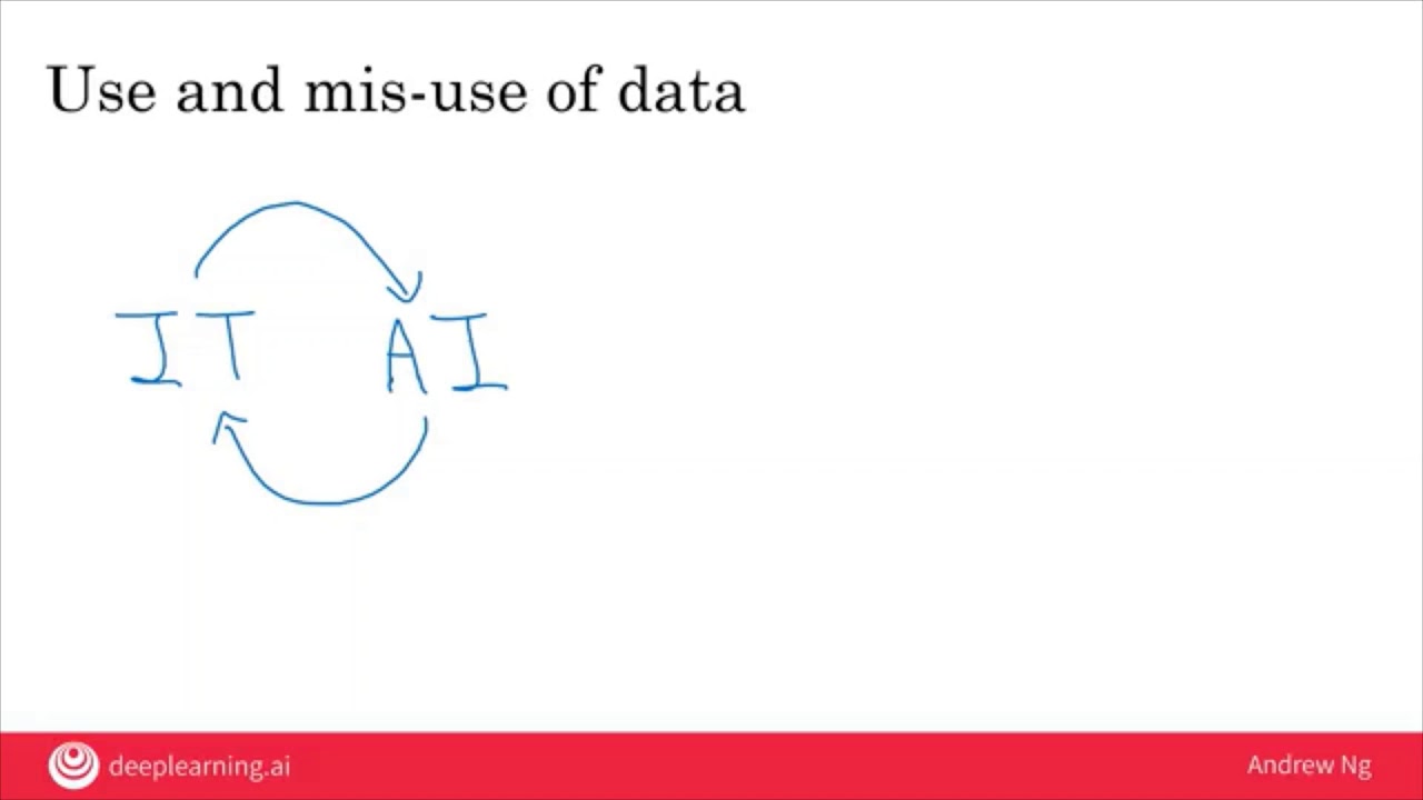 Andrew Ng - AI for everyone - Use and misuse of data
