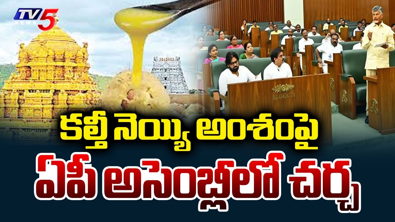 AP Govt To Discuss On Tirumala Laddu Adulteration In Assembly | CM Chandrababu Naidu | TV5 News