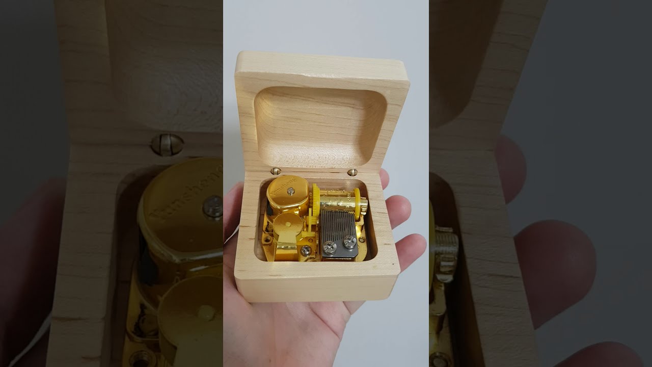 Custom drawing music box (orgel) - Happy birthday to you