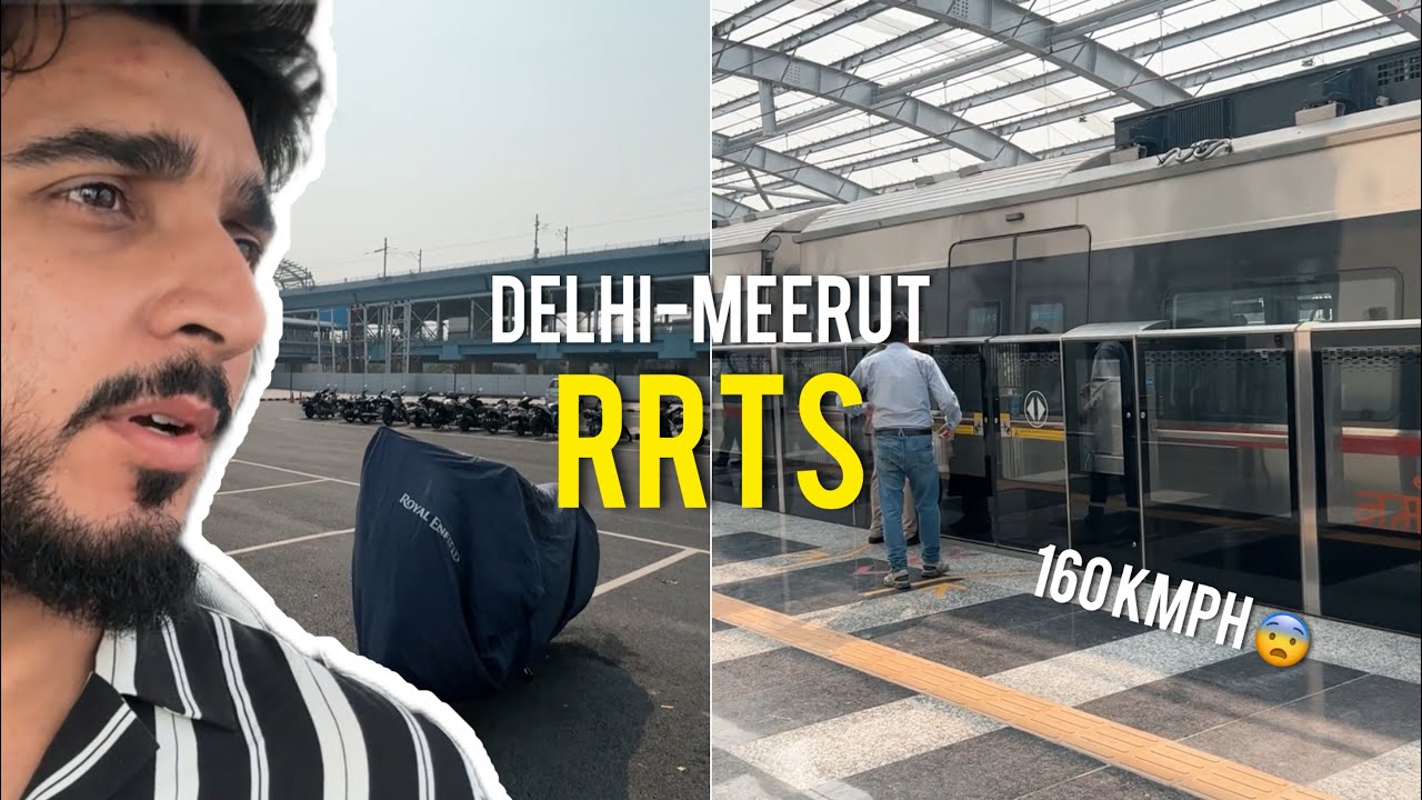 First time travelling in Delhi-Meerut Rapid Rail (RRTS) | Back to Meerut from Pune!