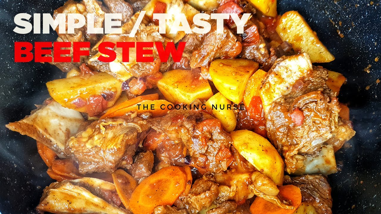THE BEST BEEF STEW WITH LESS SPICES | easy & tasty beef stew recipe | The cooking nurse