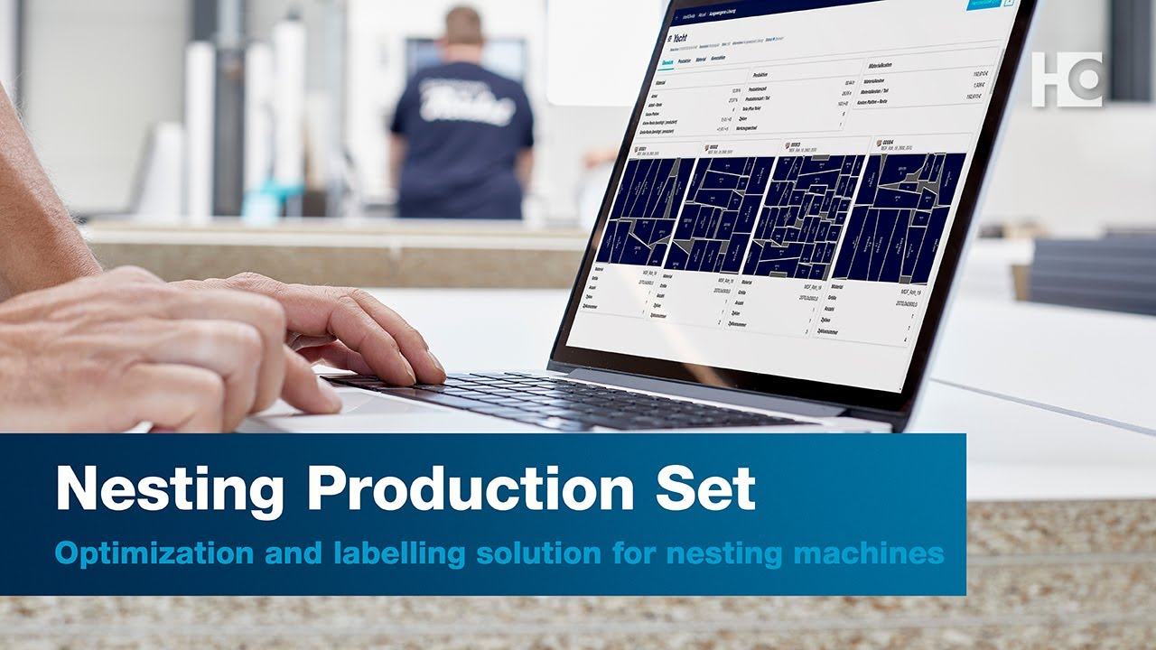 Nesting Production Set: Optimization and labelling solution for nesting machines