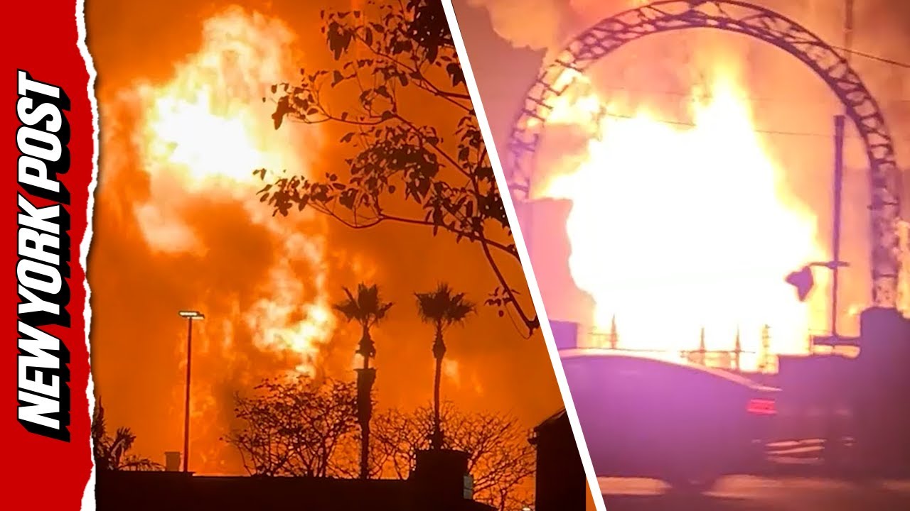 Watch: Massive Fireball Erupts at Los Angeles Oil Refinery