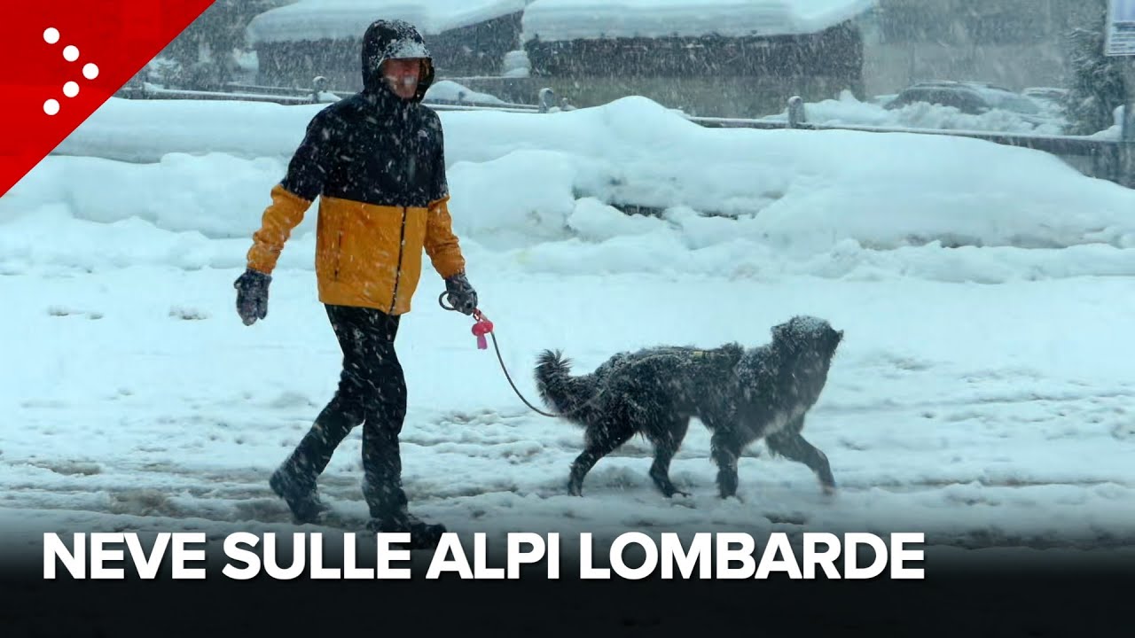 Neve sulle Alpi lombarde, abbondanti precipitazioni tra Madesimo e Campodolcino