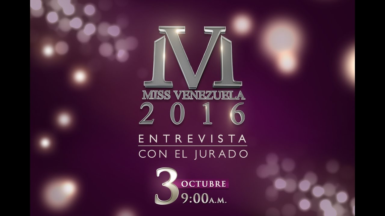 Entrevista con el jurado - Miss Venezuela 2016 en vivo