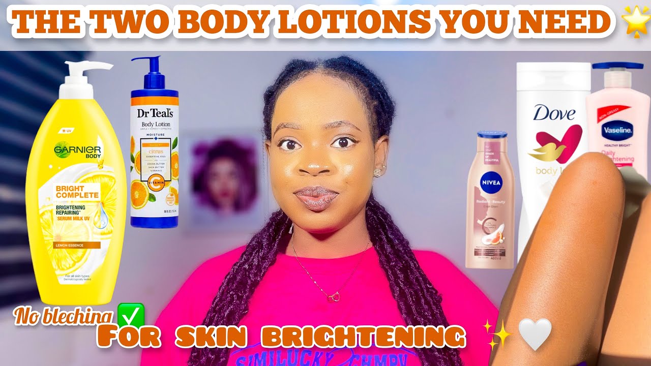 HOW TO BRIGHTEN YOUR SKIN WITH TWO BODY LOTIONS | Skin Brightening Tips + *Clear and Radiant Skin*