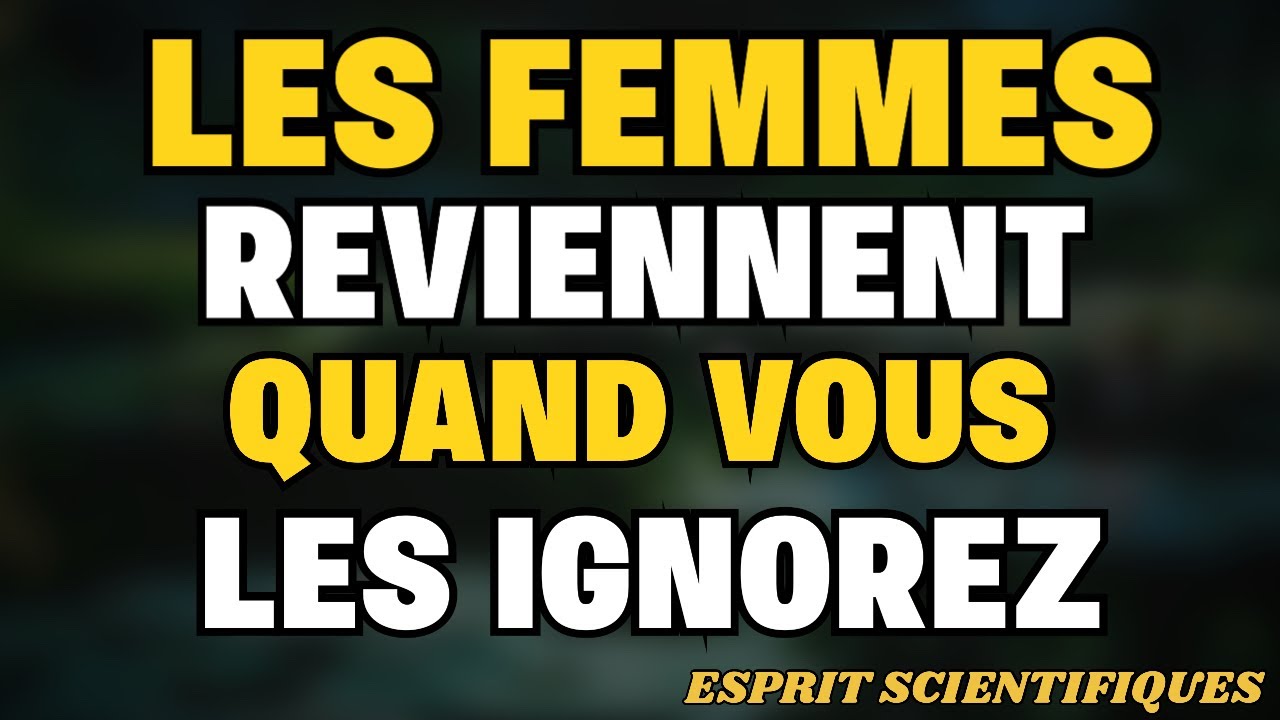 Pourquoi les femmes reviennent quand vous les ignorez et leur laissez de l’espace (psychologie )