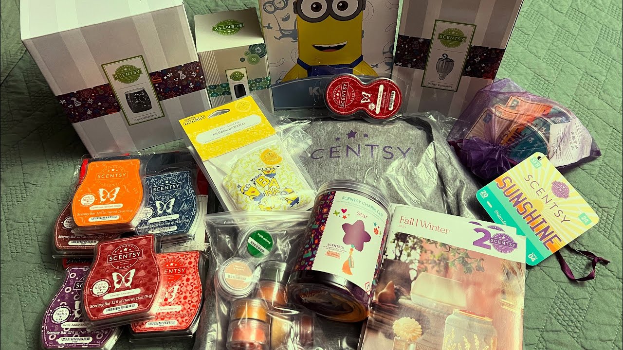 Scentsy Family Reunion SFR 2024 Giveaway Unboxing with Harvest and 10 New Scents