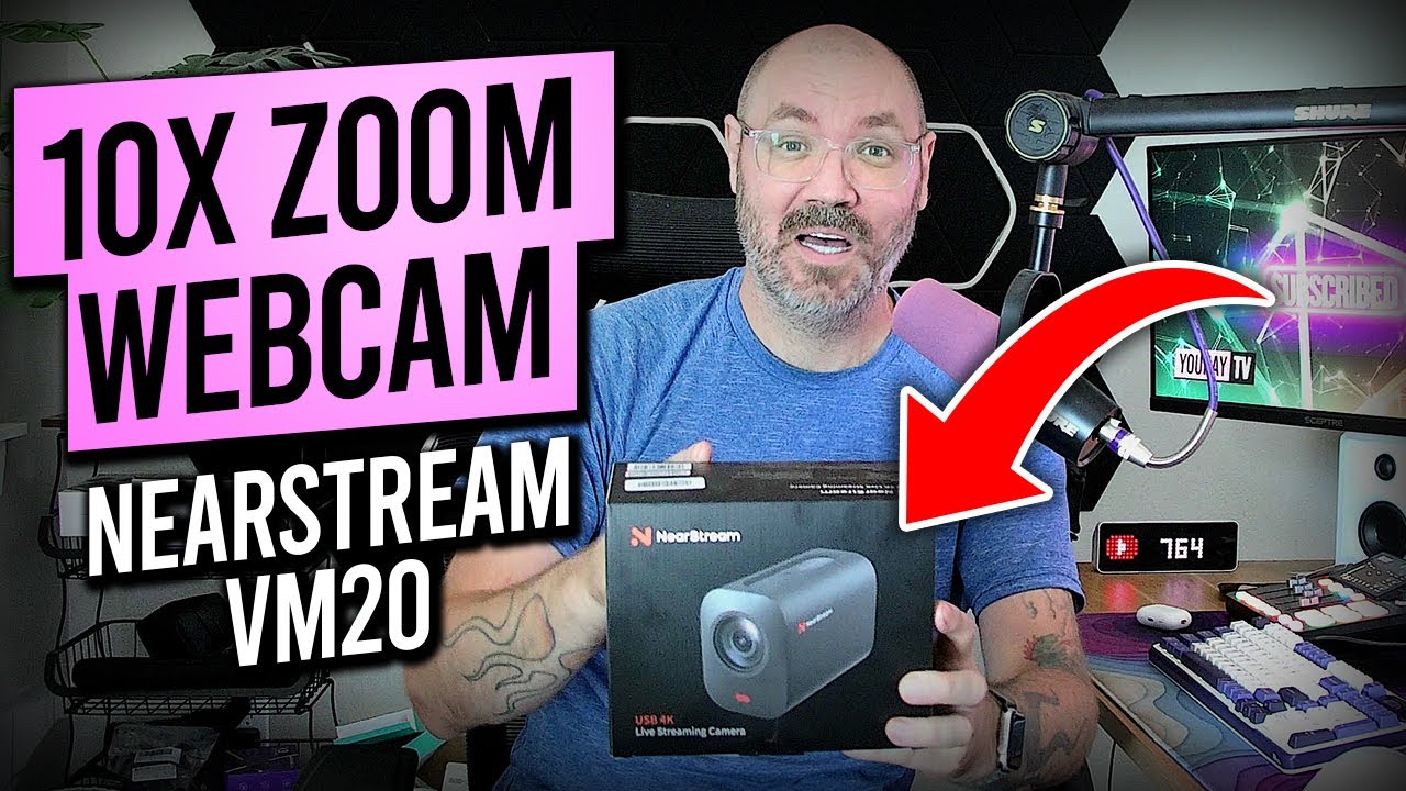 One Cable 4K Webcam With Crazy 40x Zoom Power! NearStream VM20 Review!