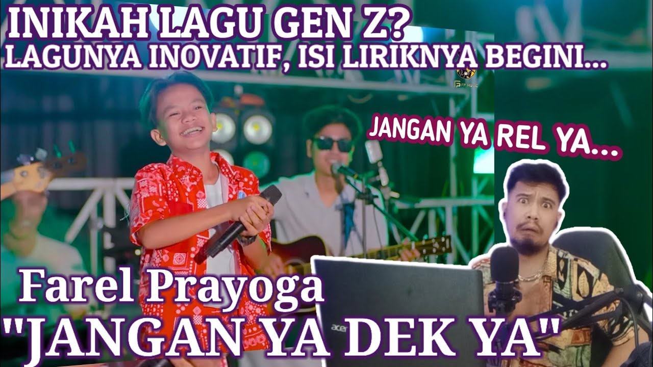 Farel Prayoga - Jangan Ya Dek Ya Reaction | Ujang Halu Reaction