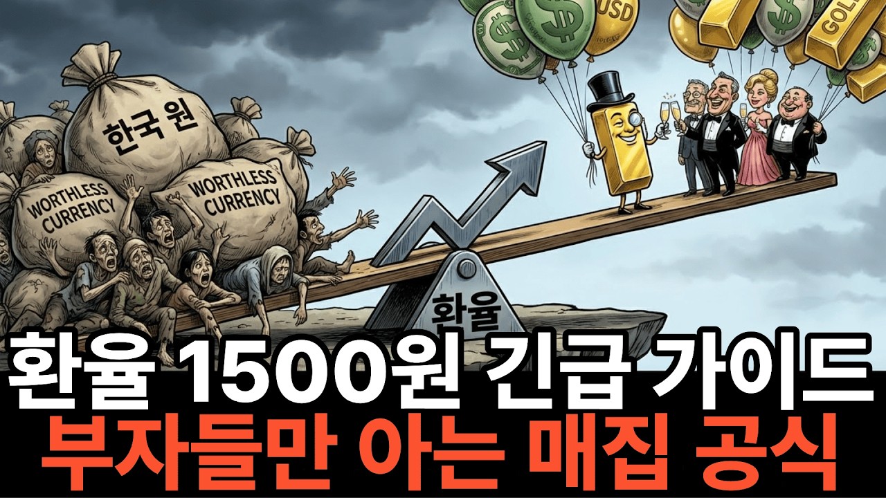 환율 폭등, 원화가 휴지조각 될 때 쓸어담는 사람들은 누구?