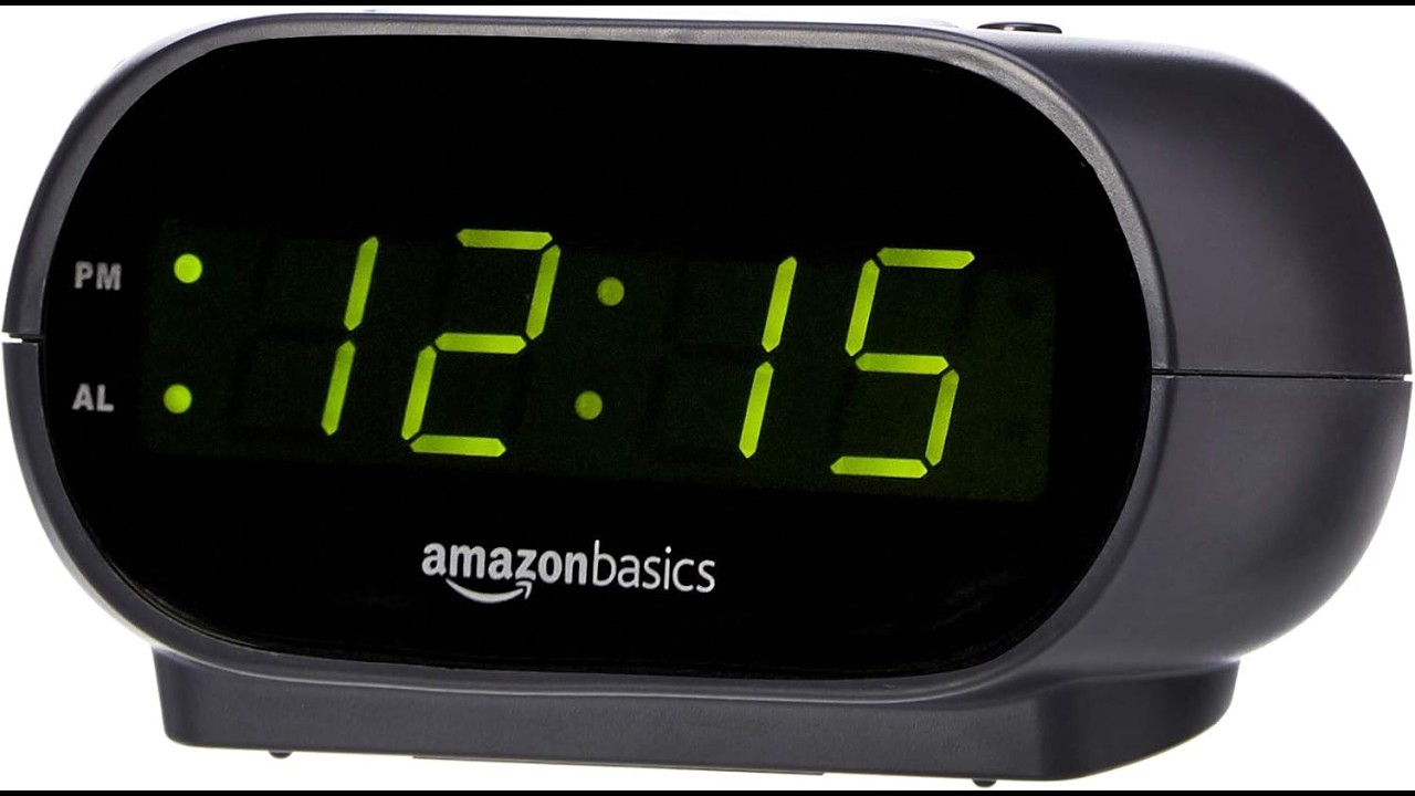 This $10 Alarm Clock Is All You Really Need! ⏰ Amazon Basics Digital Clock Review