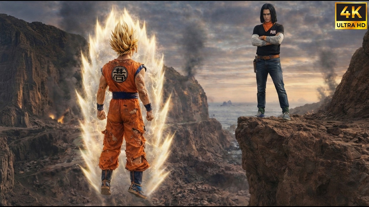 GOKU vs ANDROID 17 4K | The Saiyan’s Spirit vs. Infinite Energy - AI Live Action Dragon Ball Z