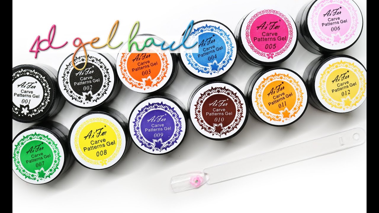 3D SCULPTING GEL HAUL | 3D Flower Demo