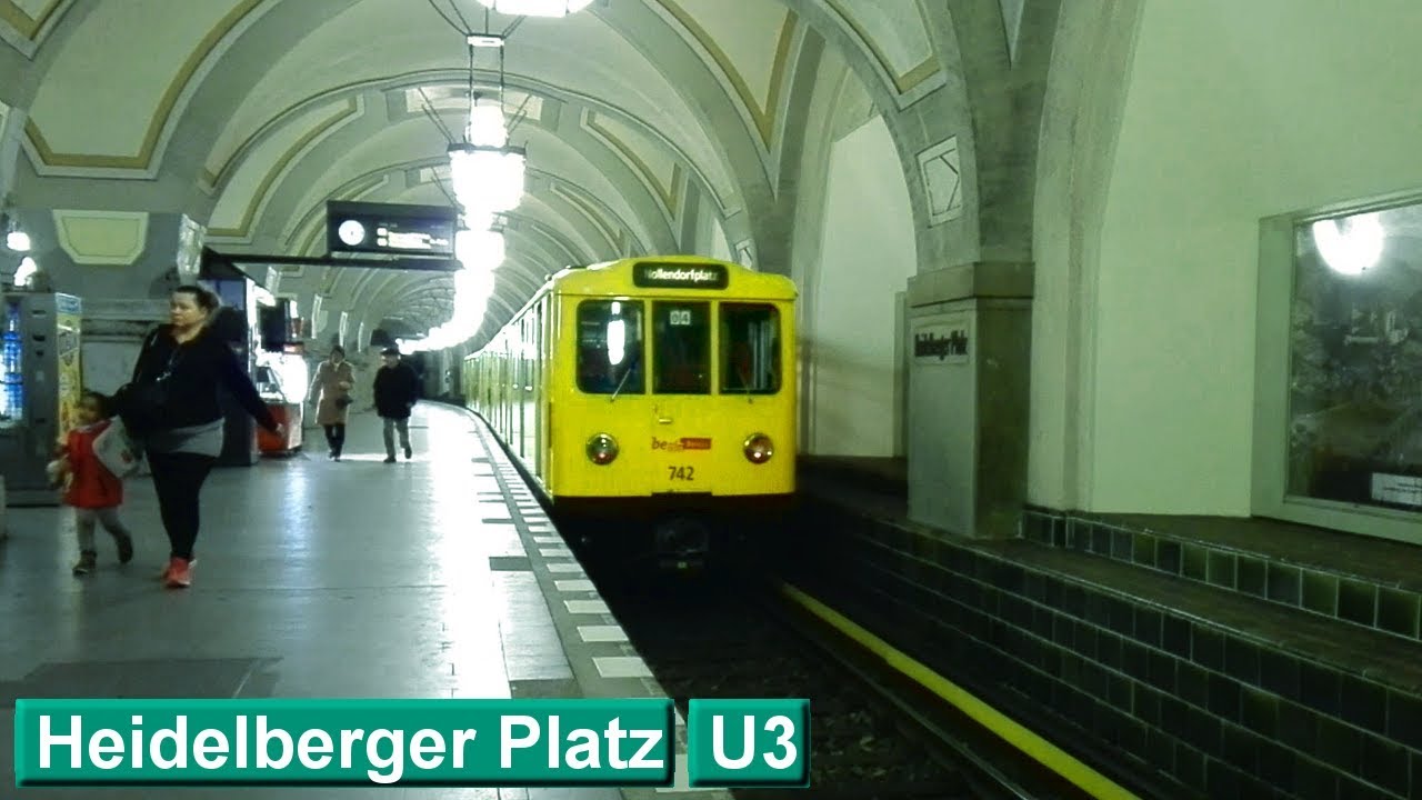 Heidelberger Platz U3 : Берлинский метрополитен ( BVG A3L82 - A3L71 - A3L92 )