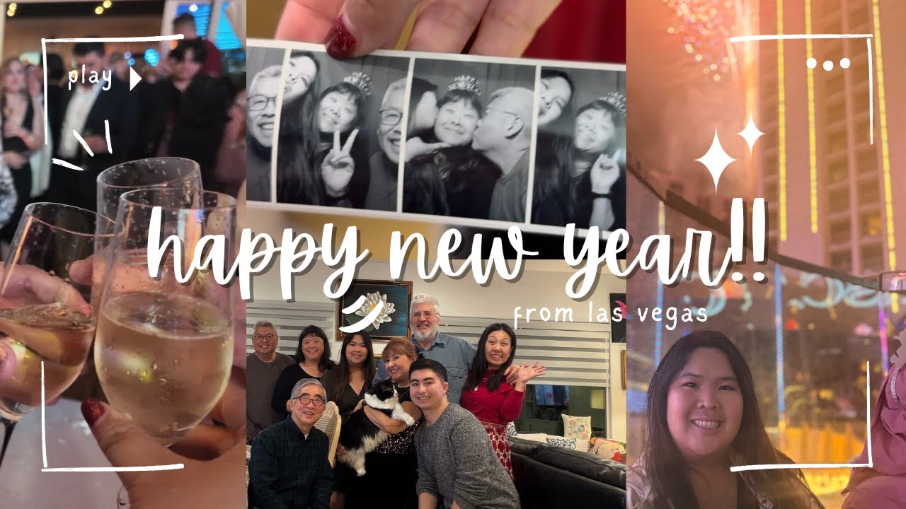 ✨🪩Happy New Year from Las Vegas🥂🍾