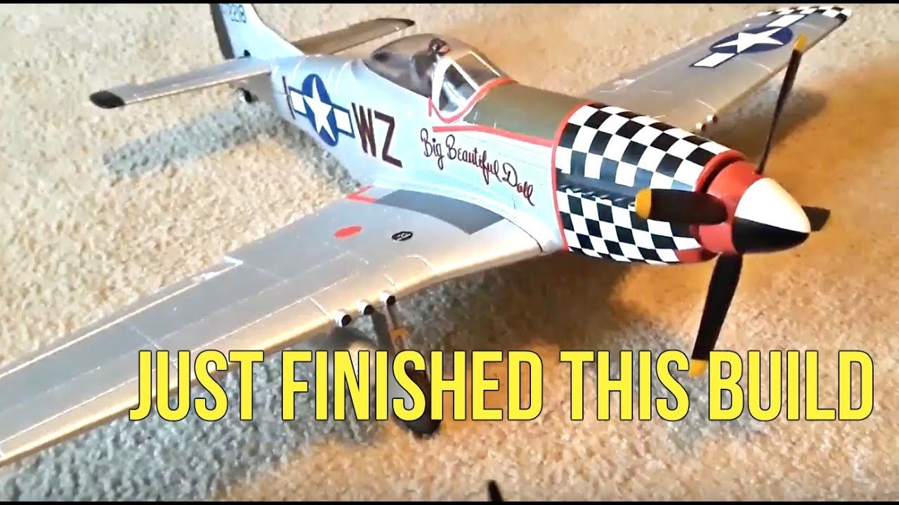 Fms 800mm p51 Mustang V2 Big Beautiful Doll PNP - Fully Constructed Walkaround