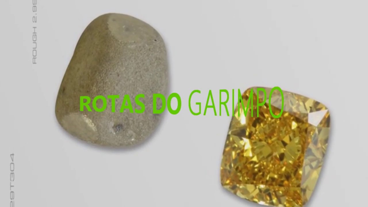 Diamantes bruto e Lapidados.