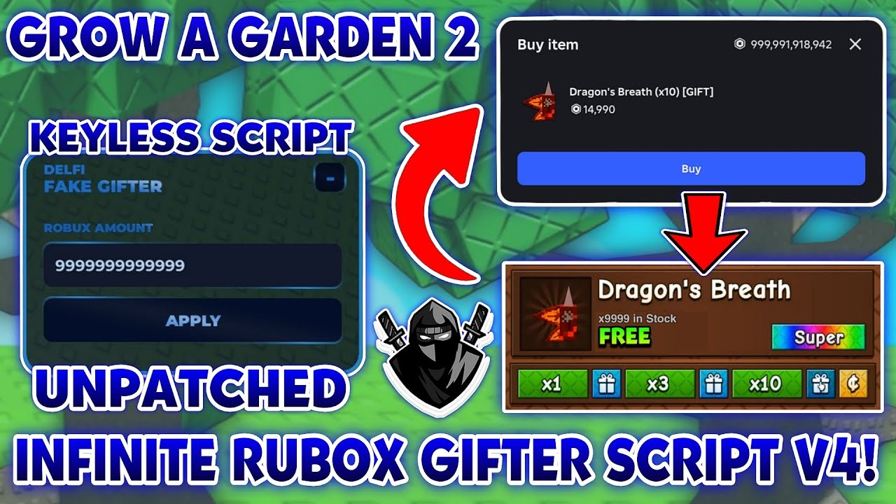 [💸GAMEPASS GIFTER] 🤑 Grow a Garden 2 🍅 Script! &bull; No Key 🔥 *UNPATCHED* ✅ 100% Work🌈 - Anukul Hub V4