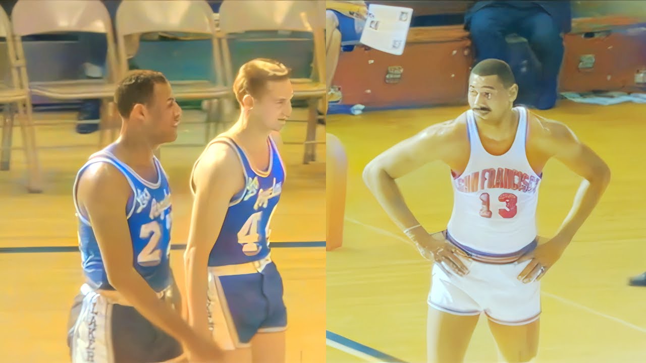 Wilt Chamberlain vs Jerry West & Elgin Baylor 1964 | 4K | Highlights
