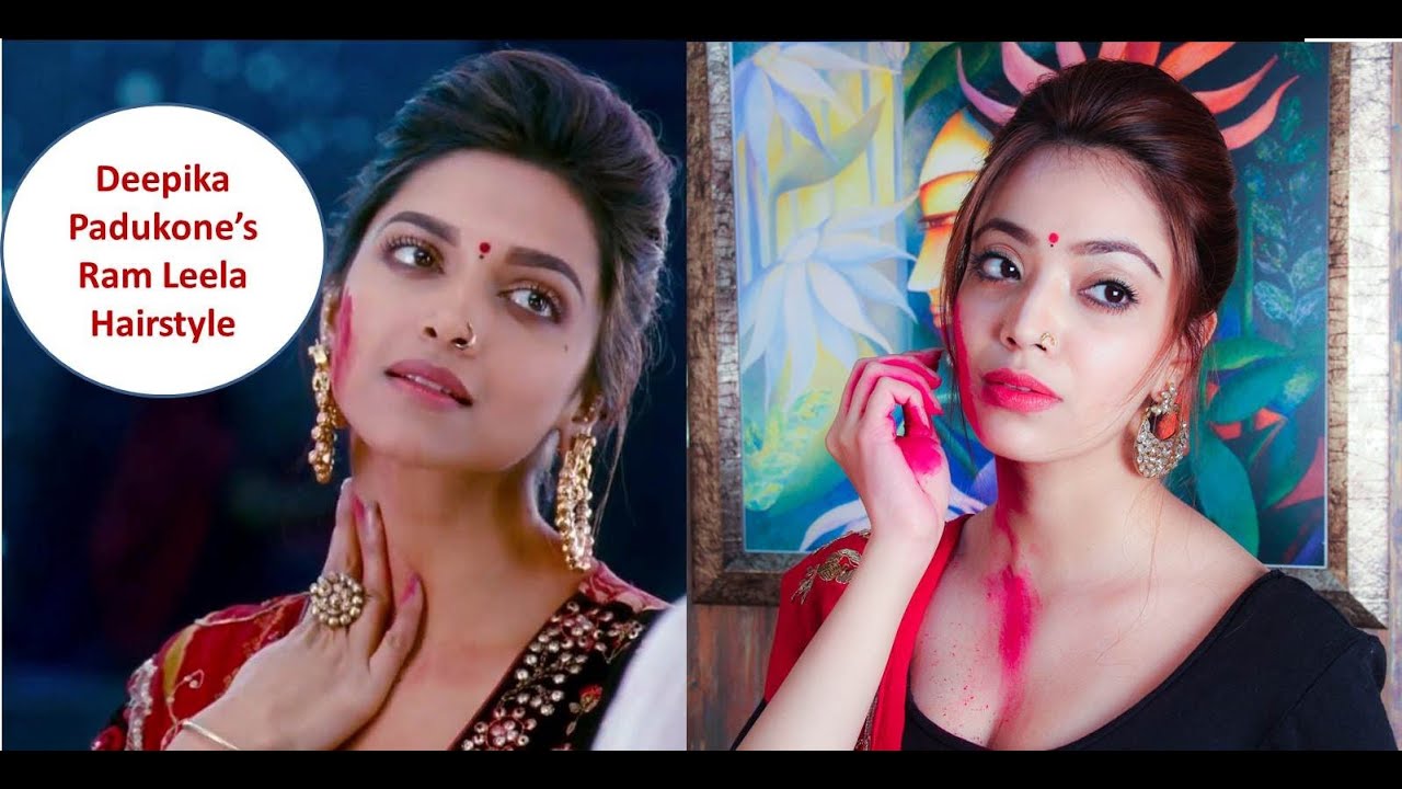 Deepika Padukone Inspired Ram Leela Hairstyle (English)